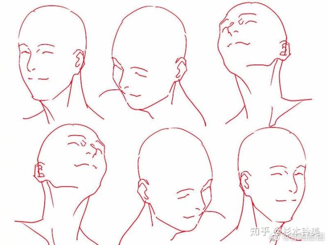动漫人物各种表情的画法参考