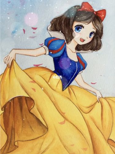 温柔的白雪公主_白雪公主_绘画_文化_绘画