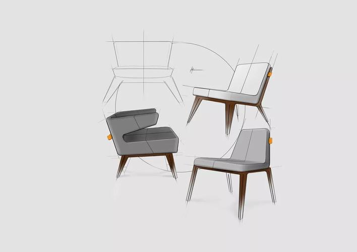 手绘板家具三视图技法表现