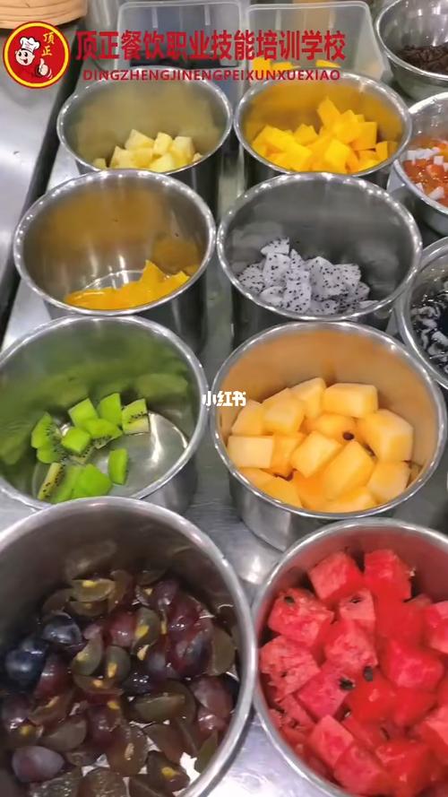 网红水泥水果捞_水果捞_小吃_创业_摆摊_酸奶_美食_美食展示_普通美食