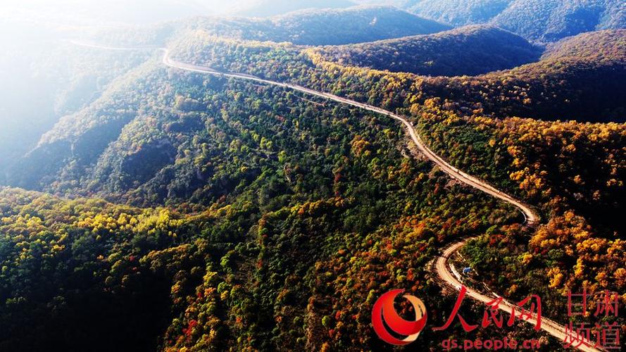 甘肃省宁县子午岭秋景如画醉游人(组图)