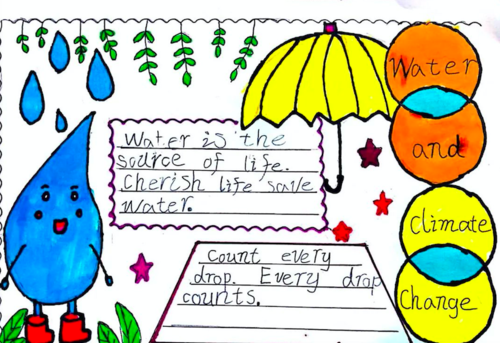 节约用水,从我做起.保护地球,我们一起.