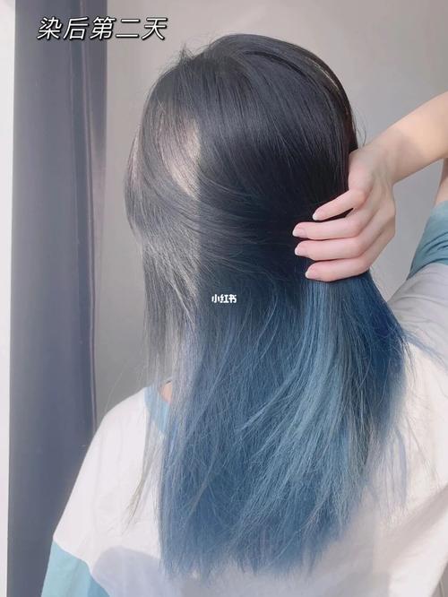 渐变蓝发掉色情况分享97越掉越好看的发色6015