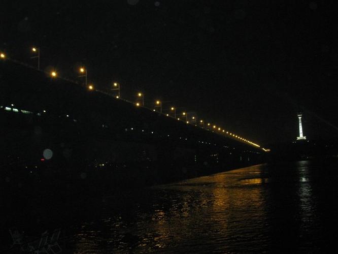 武汉长江大桥夜景
