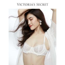 维密何穗同款 花漾蕾丝超薄性感文胸|半包臀内裤本命年内衣套装