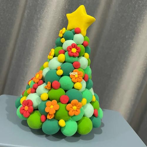 超轻黏土入门合集_超轻黏土_手工制作_粘土_圣诞树_超