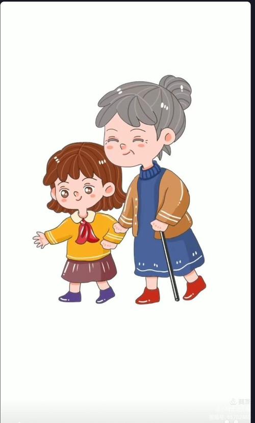 陪长辈散散步.