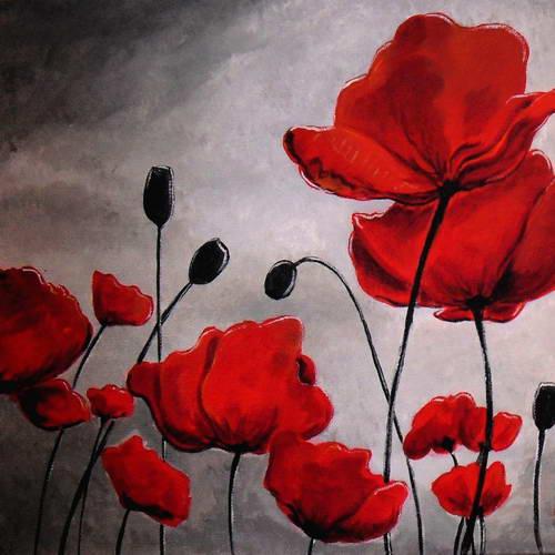 供应佳德万 佳德万 罂粟花 客厅/卧室墙画无