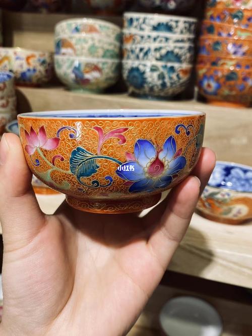 手工掐丝珐琅彩主人杯_茶器_家居家装_家居用品