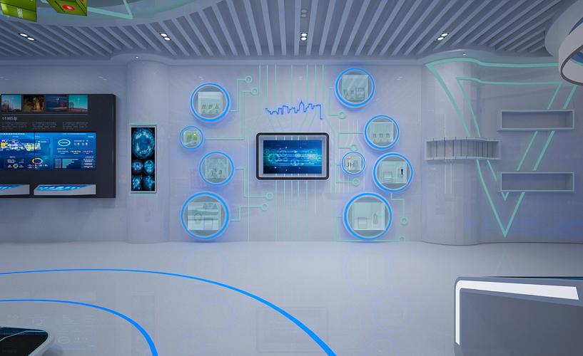 华为展厅 展会室内展厅效果图设计