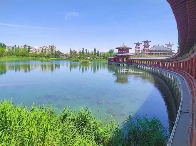 暮云户外群友友相约宁夏灵武枣博园,灵武西湖徒步游.