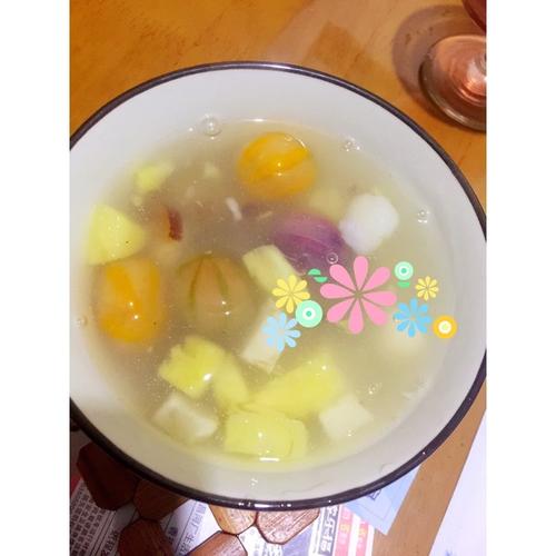 冰玲珑susan做的水果甜汤