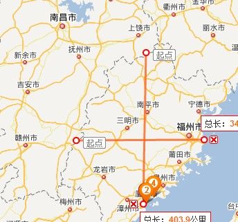 展开全部 在福建省的东南方向,比较靠近南方向.