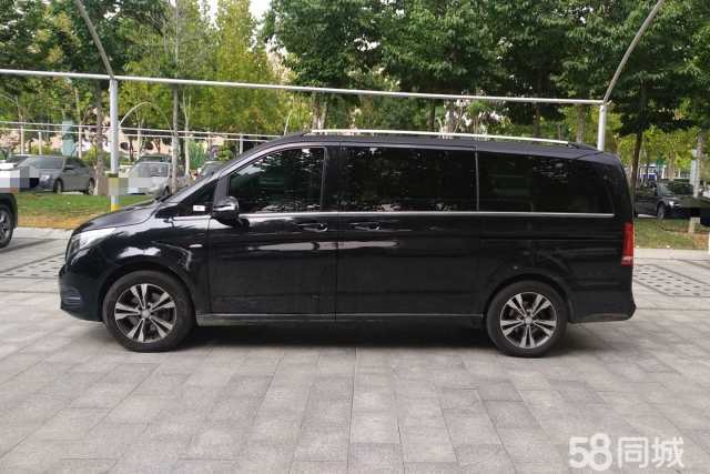 【图】奔驰 v级 2016款 v 260 尊贵版_黑色_50万_天津_二手车_天津
