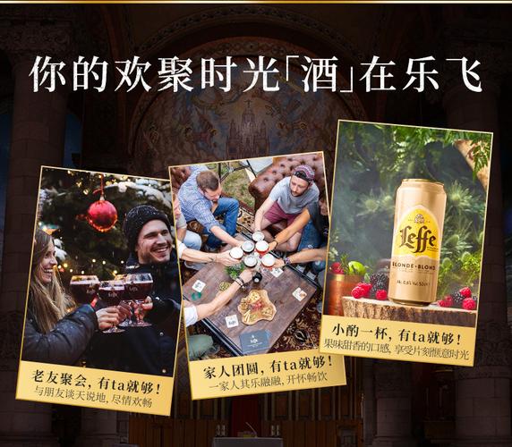 leffe乐飞比利时进口金啤酒深色艾尔500ml*12听装整箱