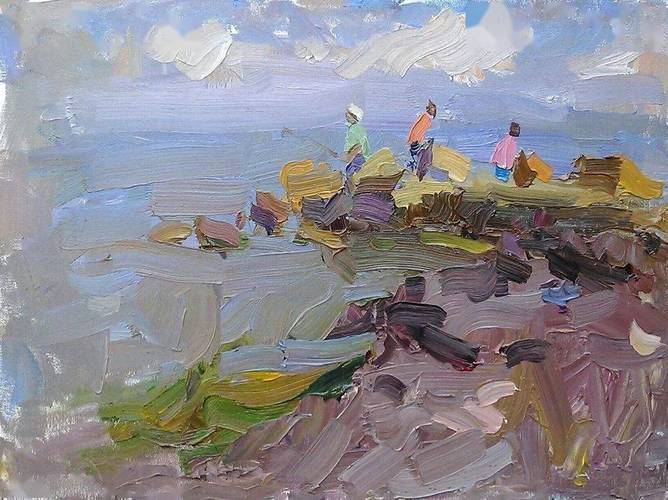 亚历山大·库里什用厚重的笔触速写式方法记录第一印象