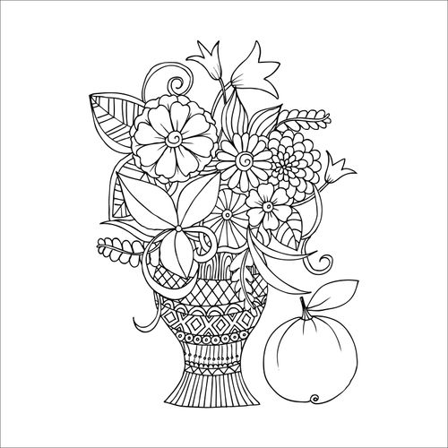 成人儿童涂色画秘密花园梦境奇幻大尺寸减压简笔画本母亲节礼物