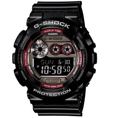 casio 卡西欧 g-shock 大表面 经典三眼数位显示窗格