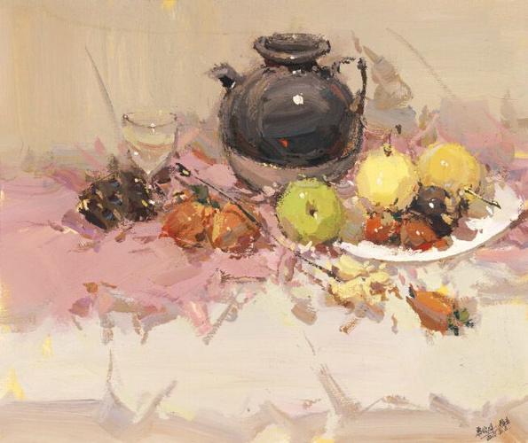 com 杭州非常画室教师色彩静物作品-色彩/水粉作品-爱画网 art456.