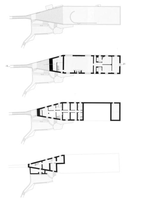 别墅各层平面图