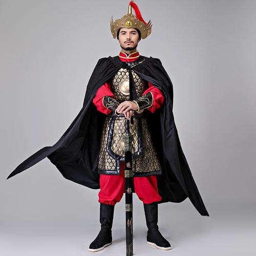 武士古装剧组元帅盔甲铠甲战袍演出服