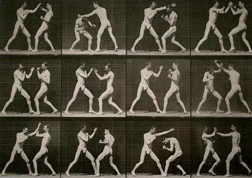 拳击的分解动作