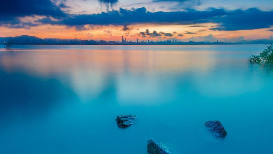 好看有意境的唯美夕阳美景,风景-回车桌面