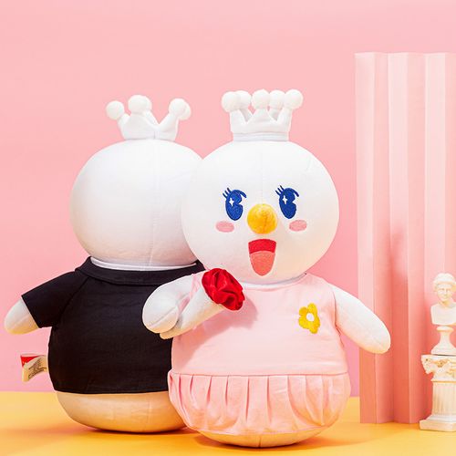 蜜雪冰城雪王情侣一对公仔送女生日礼物毛绒公仔抱枕周边娃娃可爱