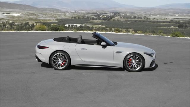 新车展示实拍奔驰sl55amg外观内饰