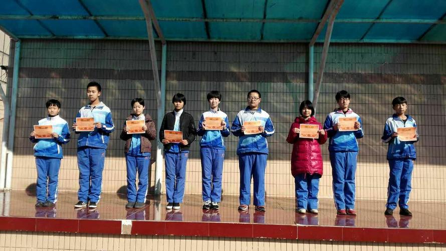 唐山54中2016-2017学年度第一学期学生素质终期评价表彰大会掠影