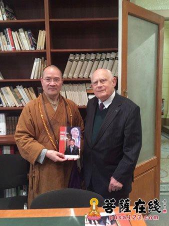 福州开元寺方丈本性大和尚应邀法国作中国禅系列讲座