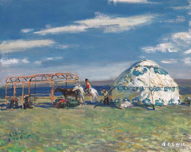蒙古包-油画与当代艺术/油画/油画-名家魏传义作品