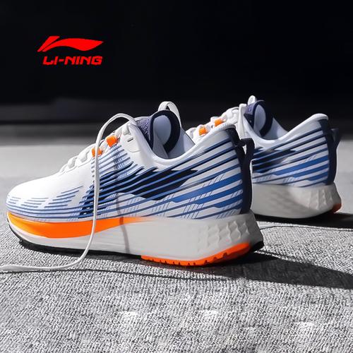 李宁男鞋2021秋冬新款网面透气运动鞋