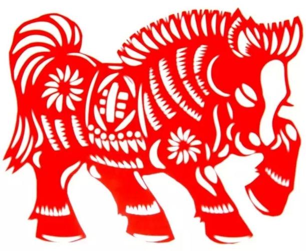 孙立峰剪纸作品之十二生肖——午马