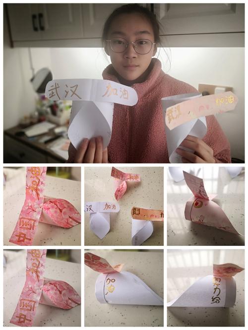 株洲市外国语242班黄芊语制作太乙飞猪纸飞机为武汉加油