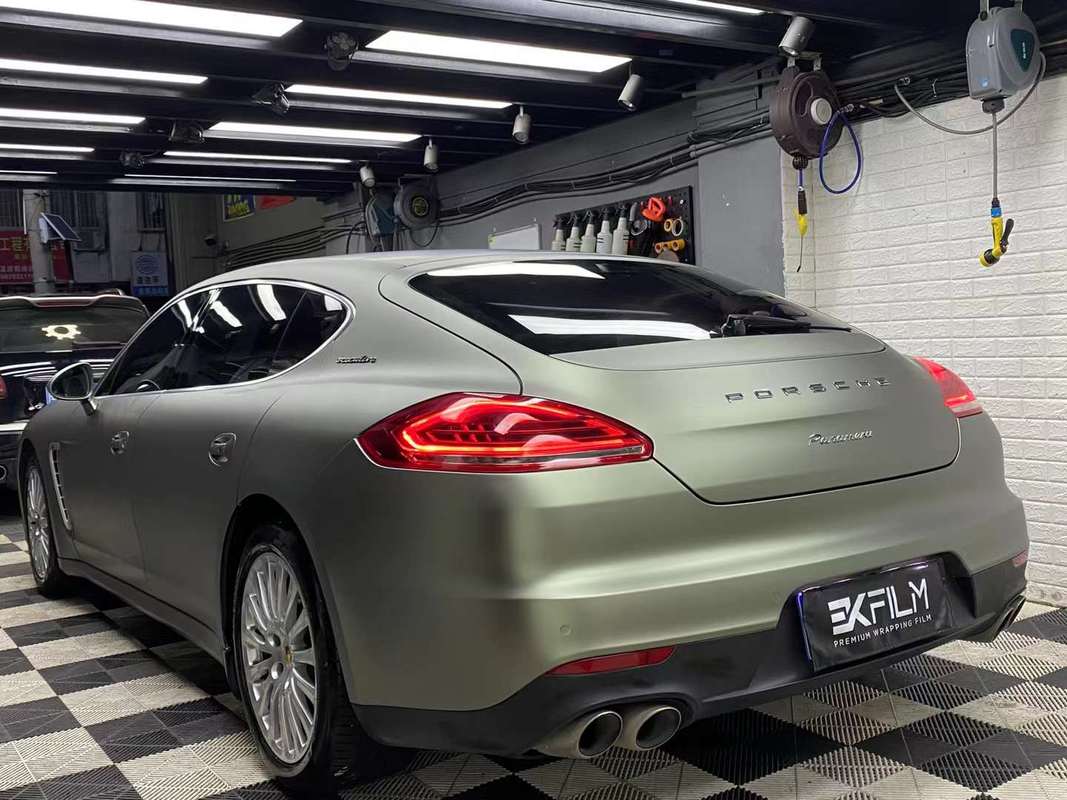 ekfilm帕拉梅拉改色颜色超亚金属灰绿