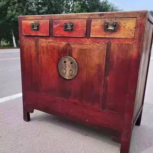 民俗老物件农村老家具柜子木柜橱柜怀旧收藏农家乐