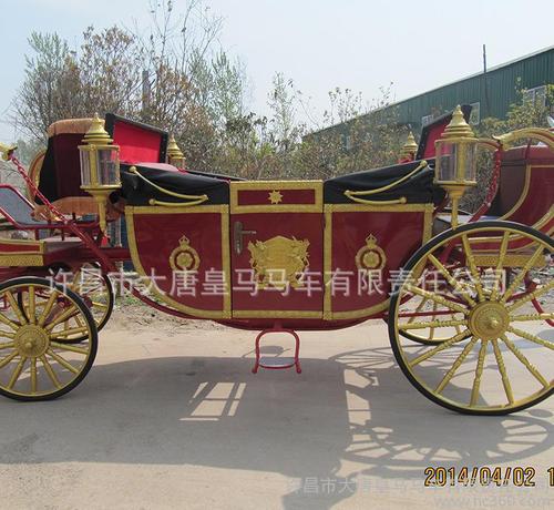 唯美婚礼马车 英国皇家马车 旅游马车 大气展示型马车