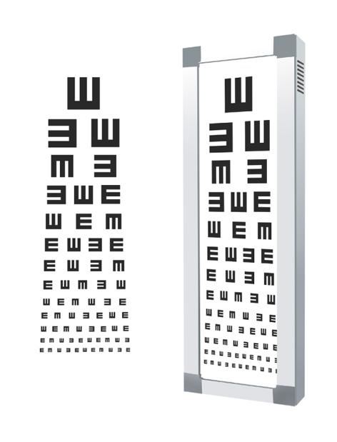 视力表(位图)图片