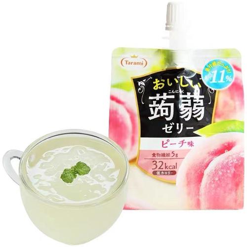 水果日本本土多良tarami果冻蒟蒻魔芋可吸果汁果冻