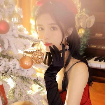 圣诞节真人美女头像,女生头像图片-回车桌面