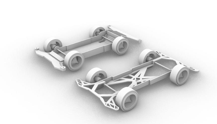 ameba四驱车底盘轻量化设计