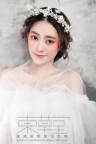 甜美新娘妆_摄影欣赏_图片作品欣赏_三联