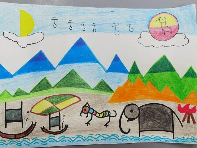 "——泗洪育才实验学校一年级象形字绘画作品展.