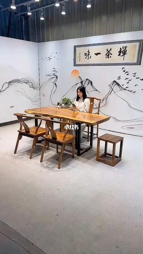 大板配古风美女,禅茶意境_古风_美女_茶桌_福州自由行