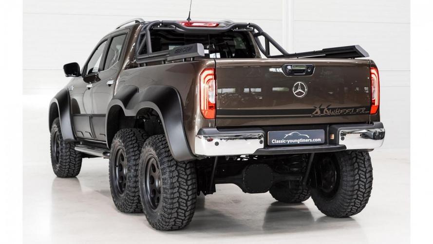 仅一台梅赛德斯奔驰xclass6x6皮卡预想图最大输出达255马力