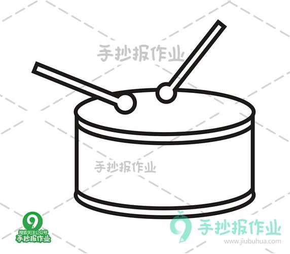 鼓简笔画
