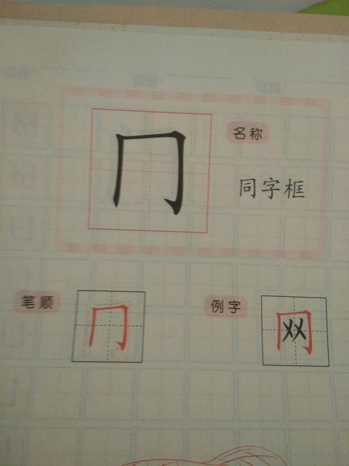书写同字框
