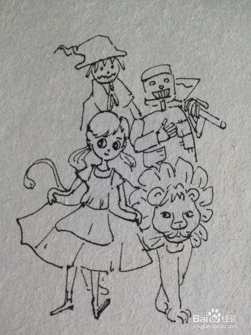 绿野仙踪怎么画