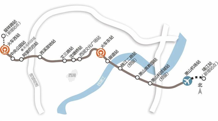 杭州地铁三期调整新增机场快线获批余杭当之无愧的最大赢家